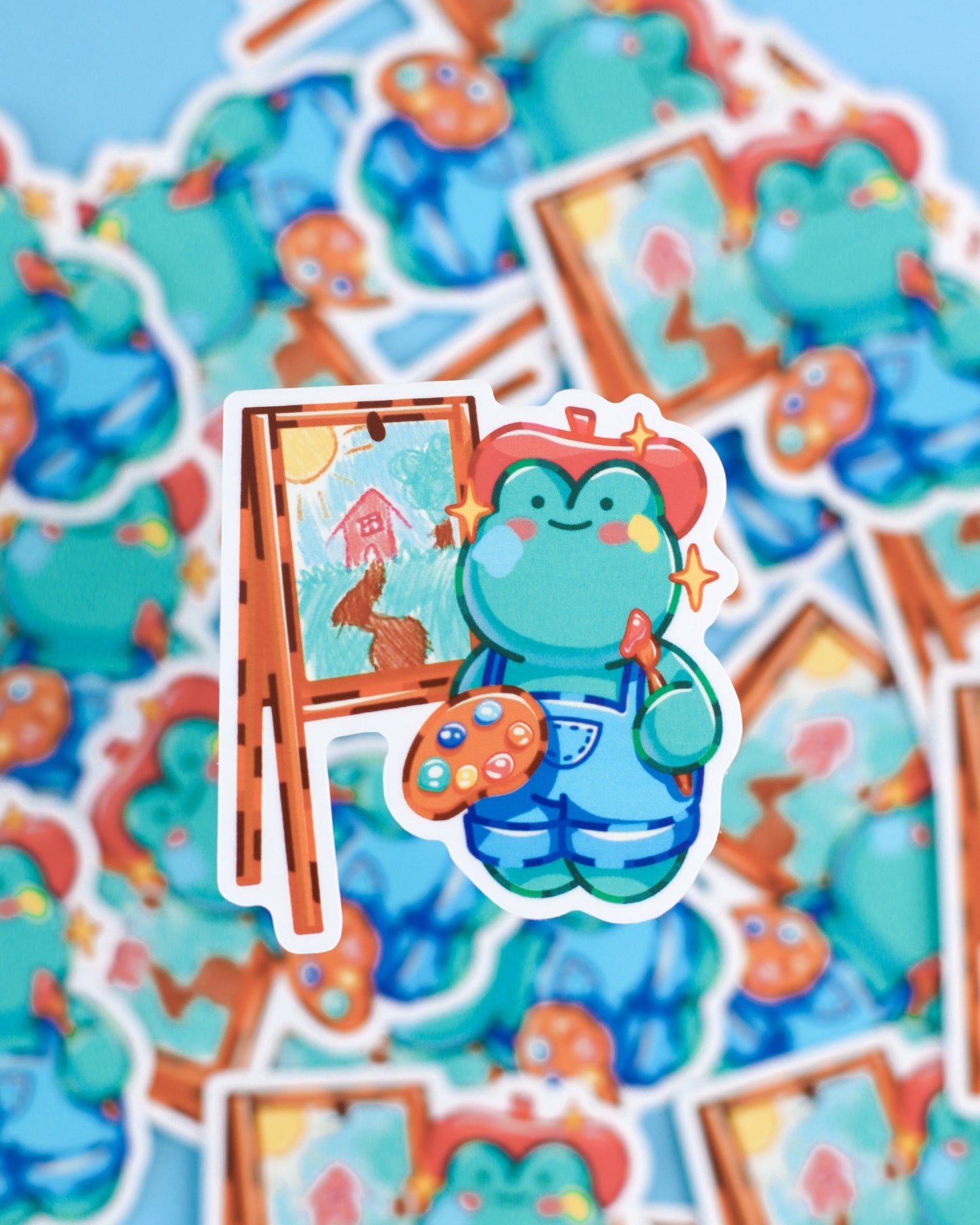 Artist Froggy Sticker