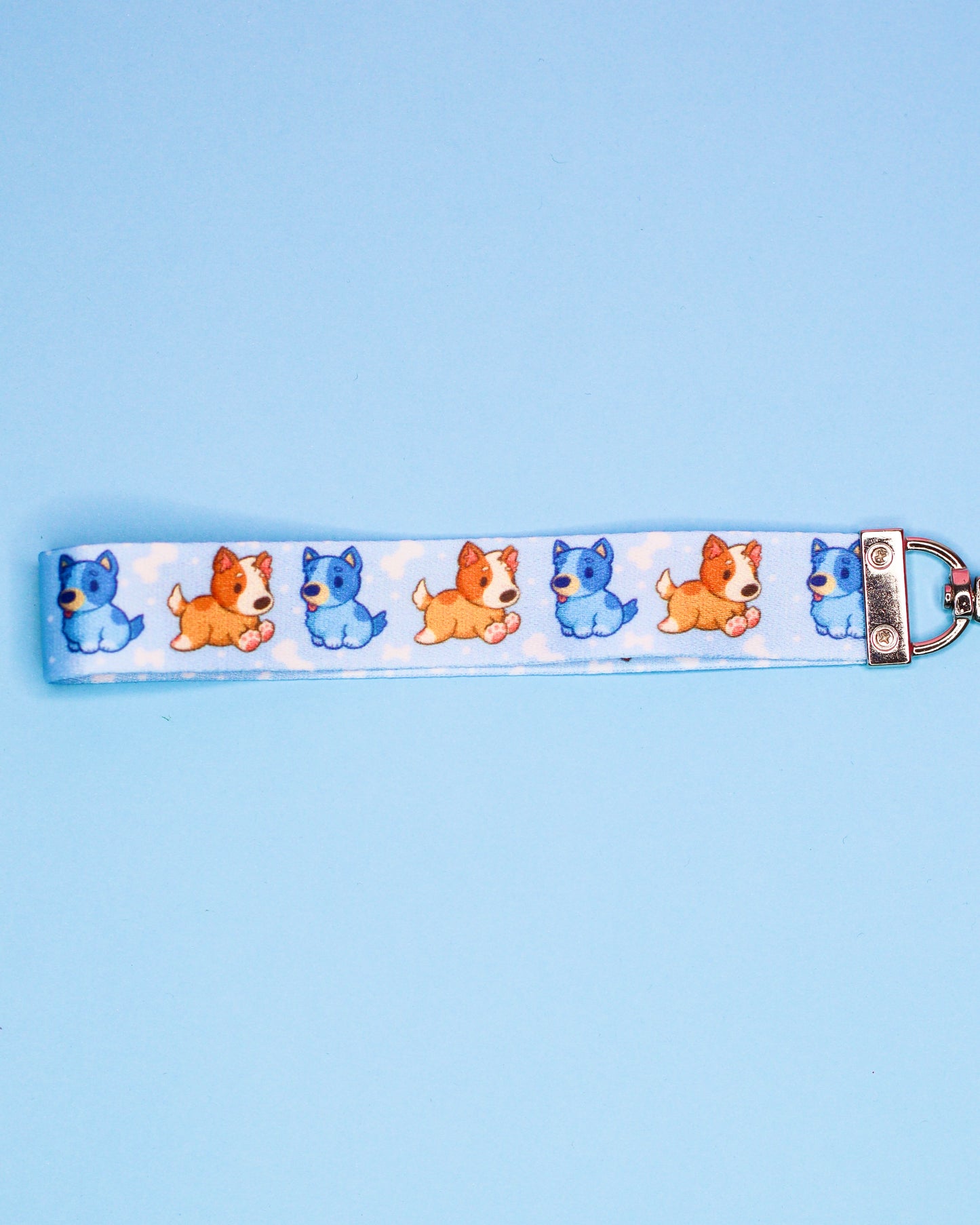 Bluey and Bingo Keychain and Lanyard