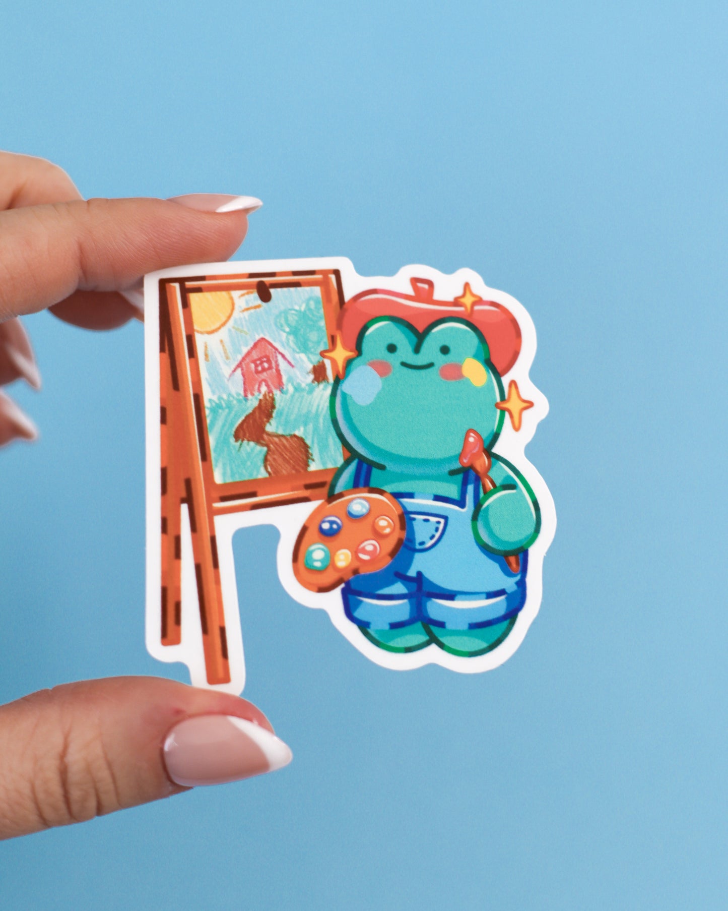 Artist Froggy Sticker