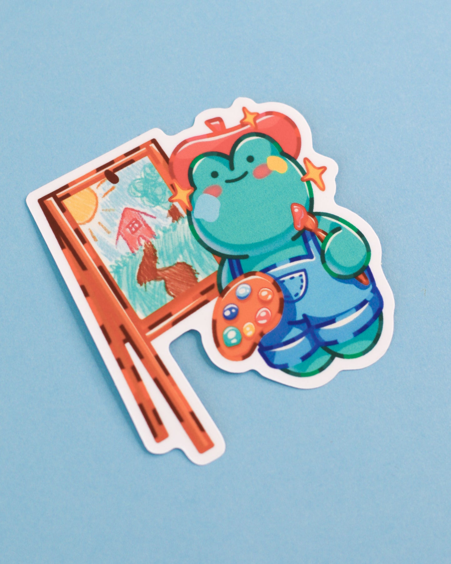 Artist Froggy Sticker
