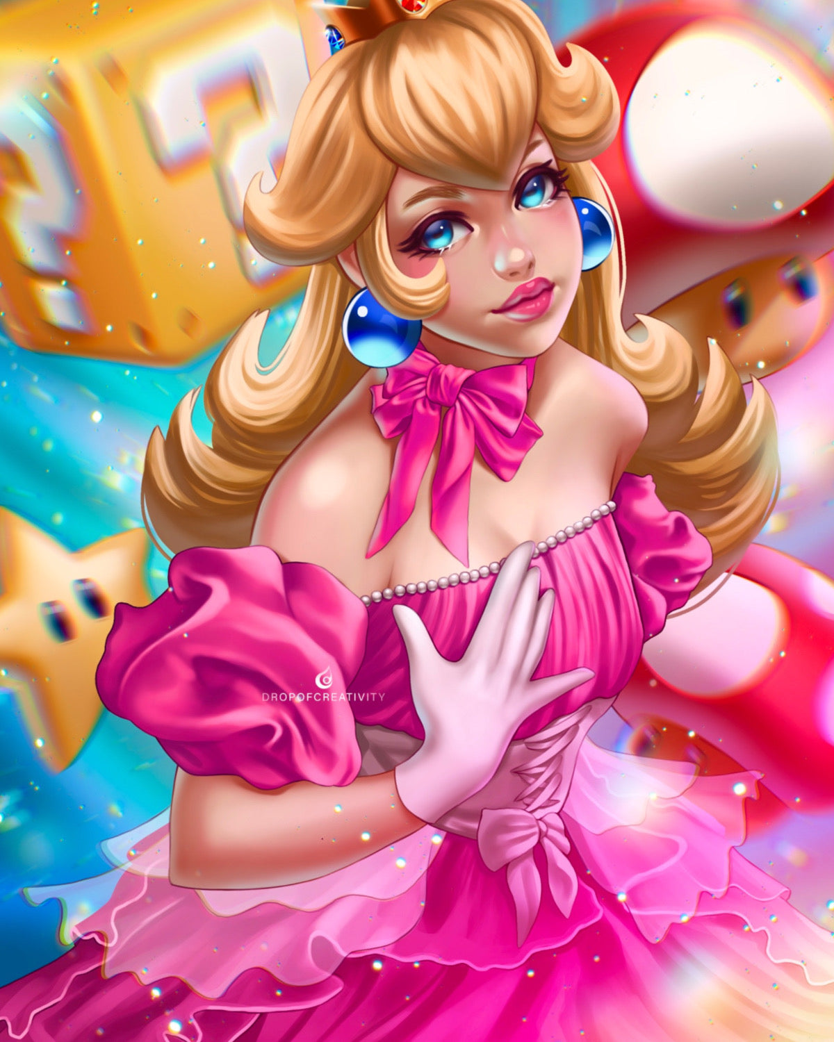 Princess Peach Print