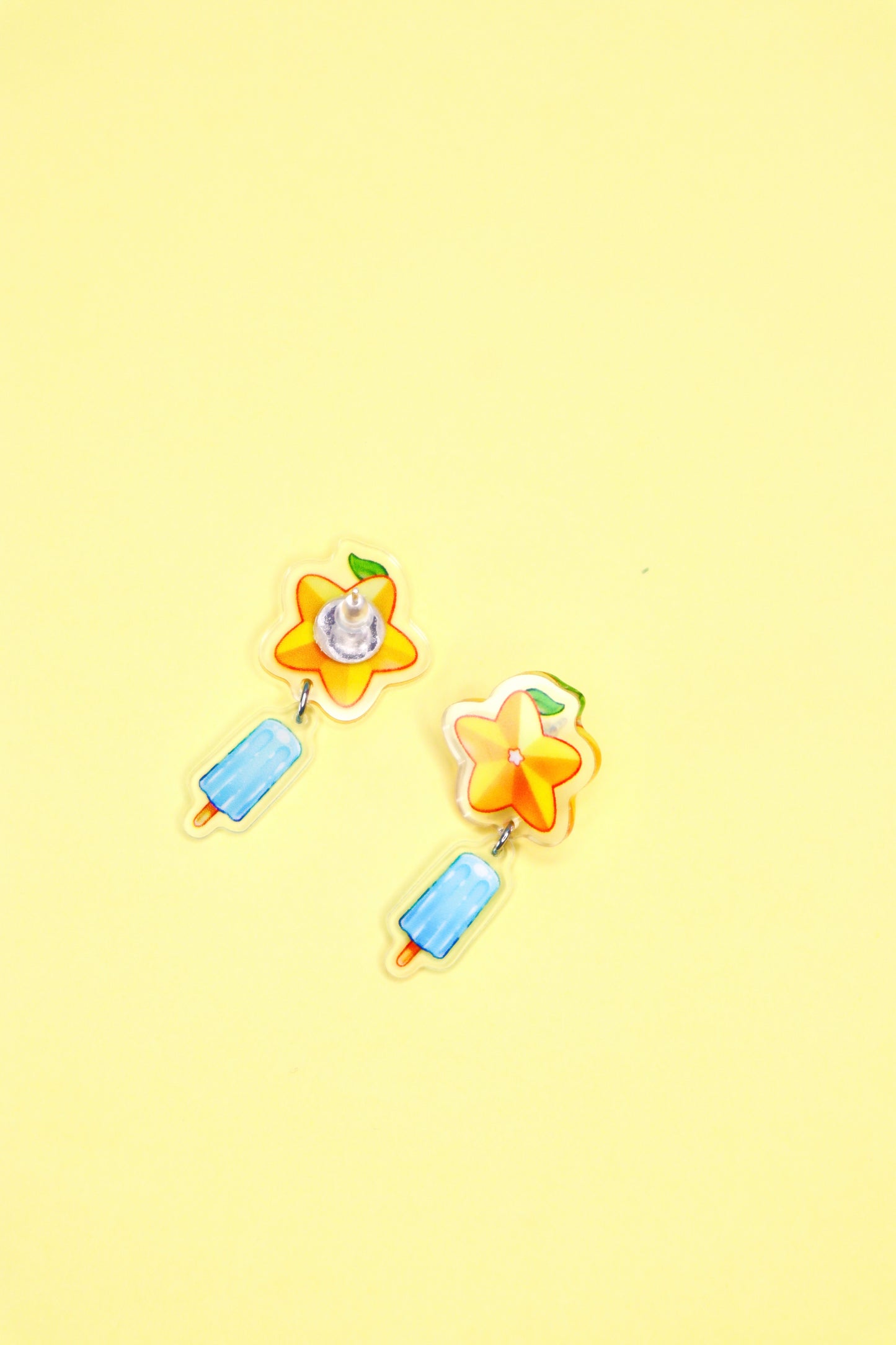 Paopu Fruit & Sea Salt Ice Cream Earrings