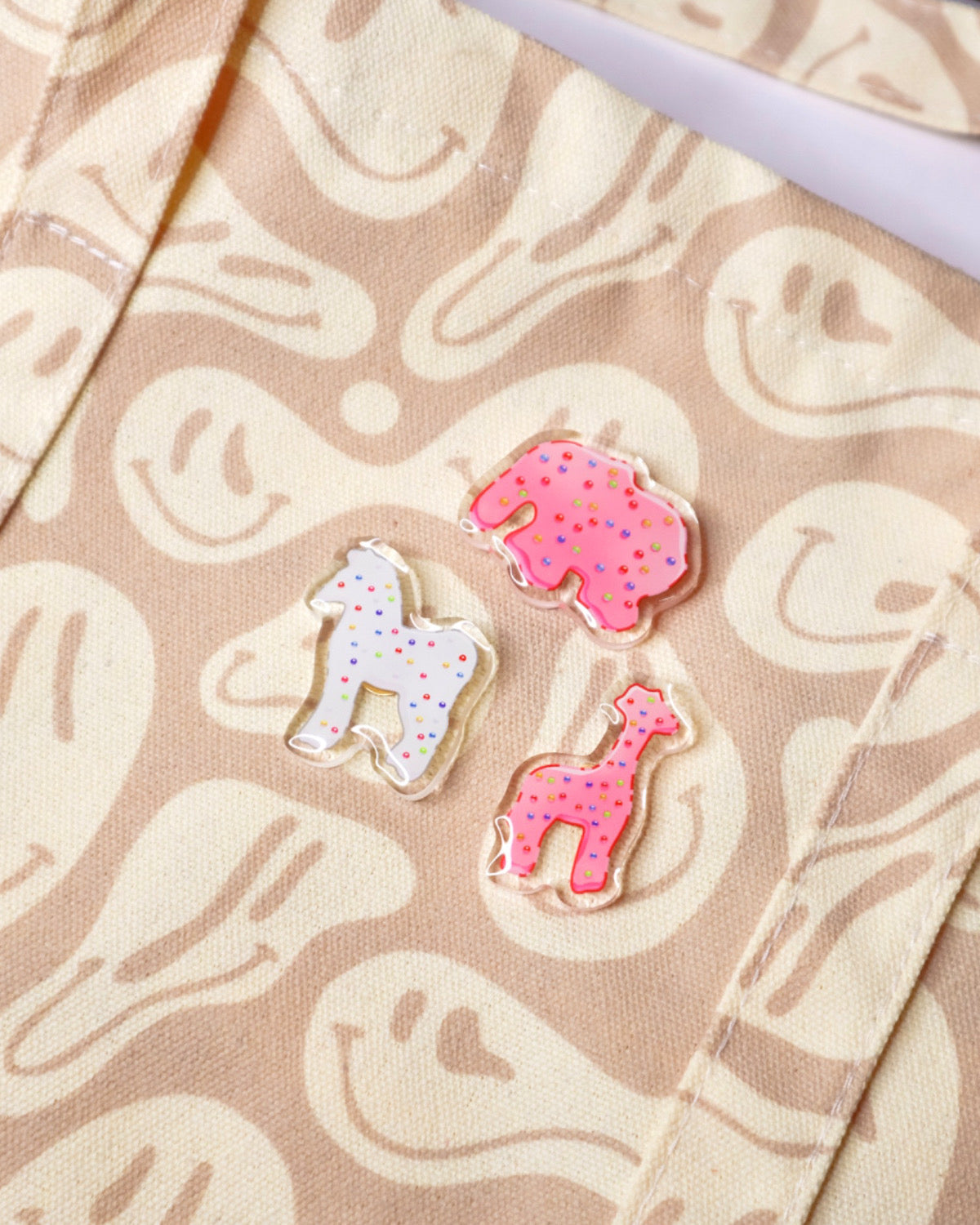 Circus Animal Cookie Acrylic Pins