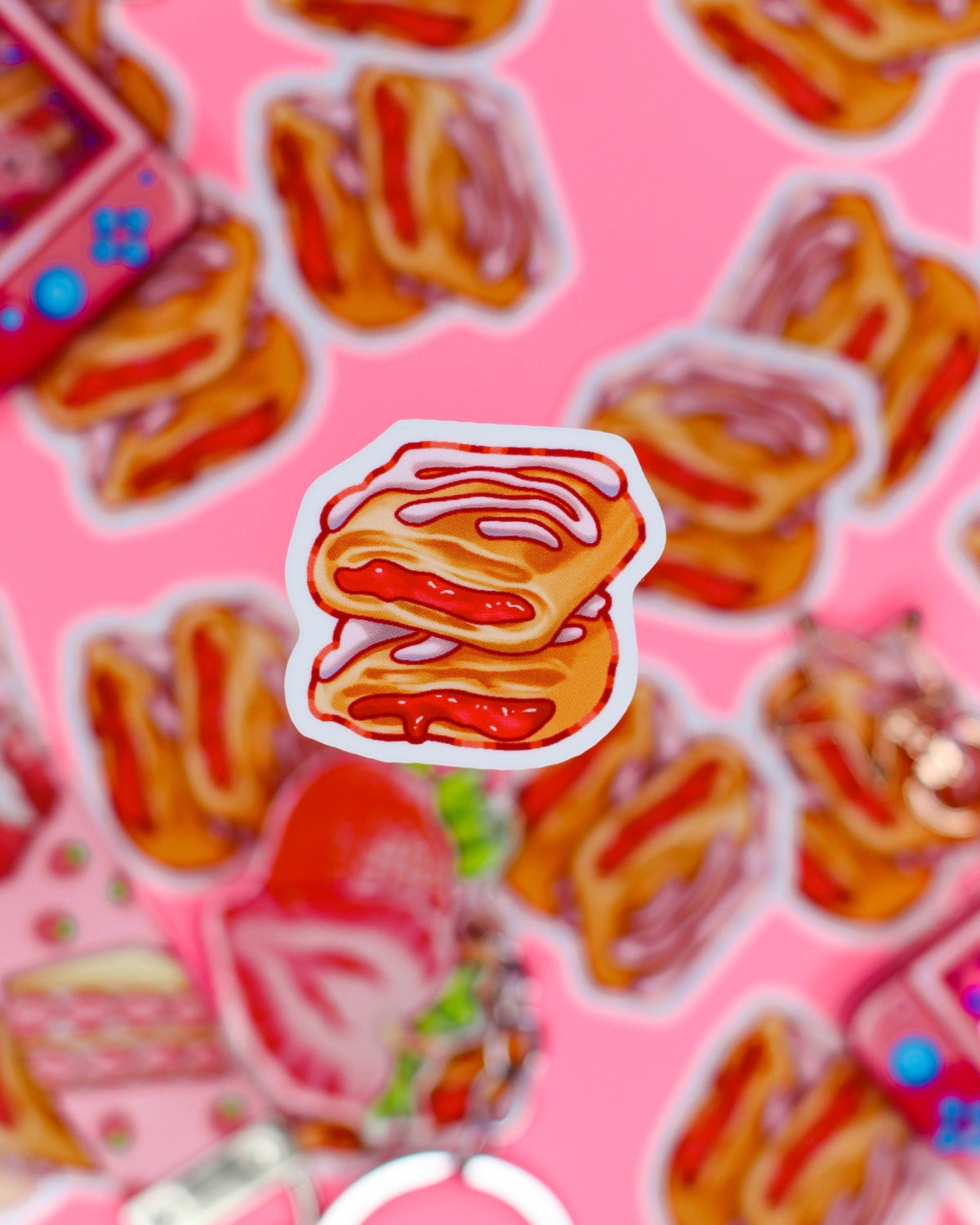 Strawberry Toaster Strudel Sticker