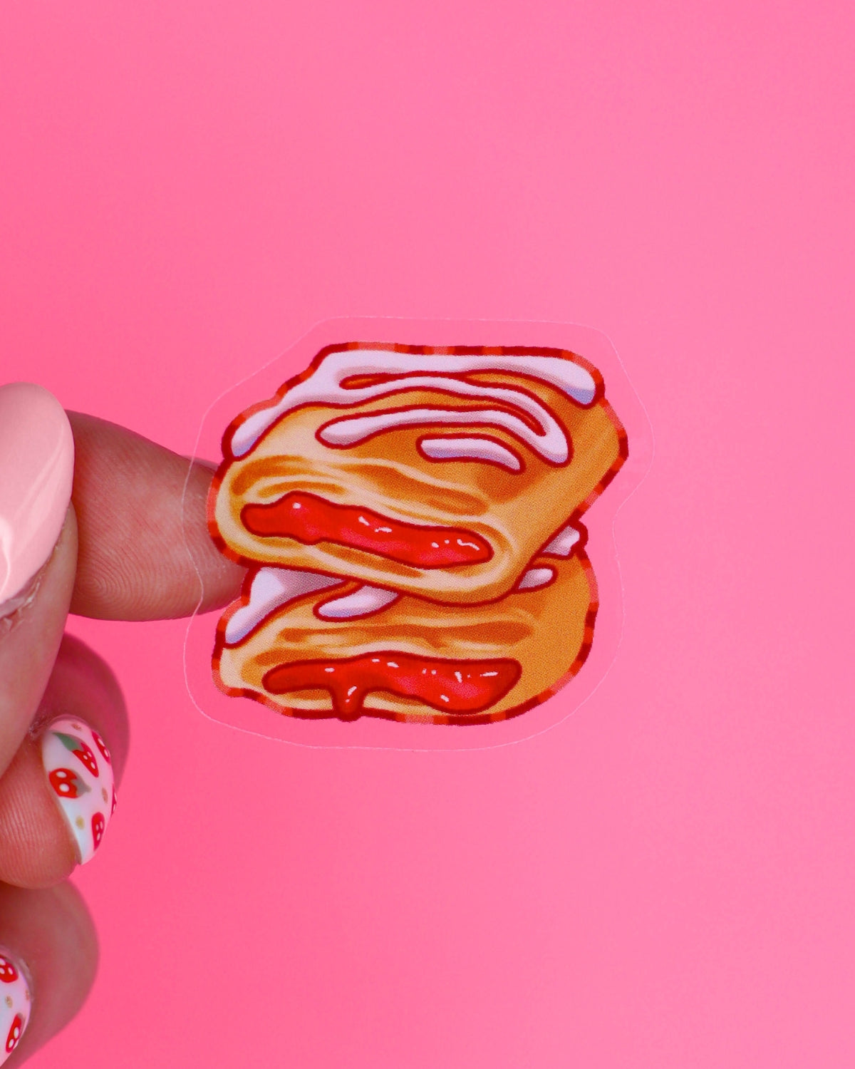 Strawberry Toaster Strudel Sticker