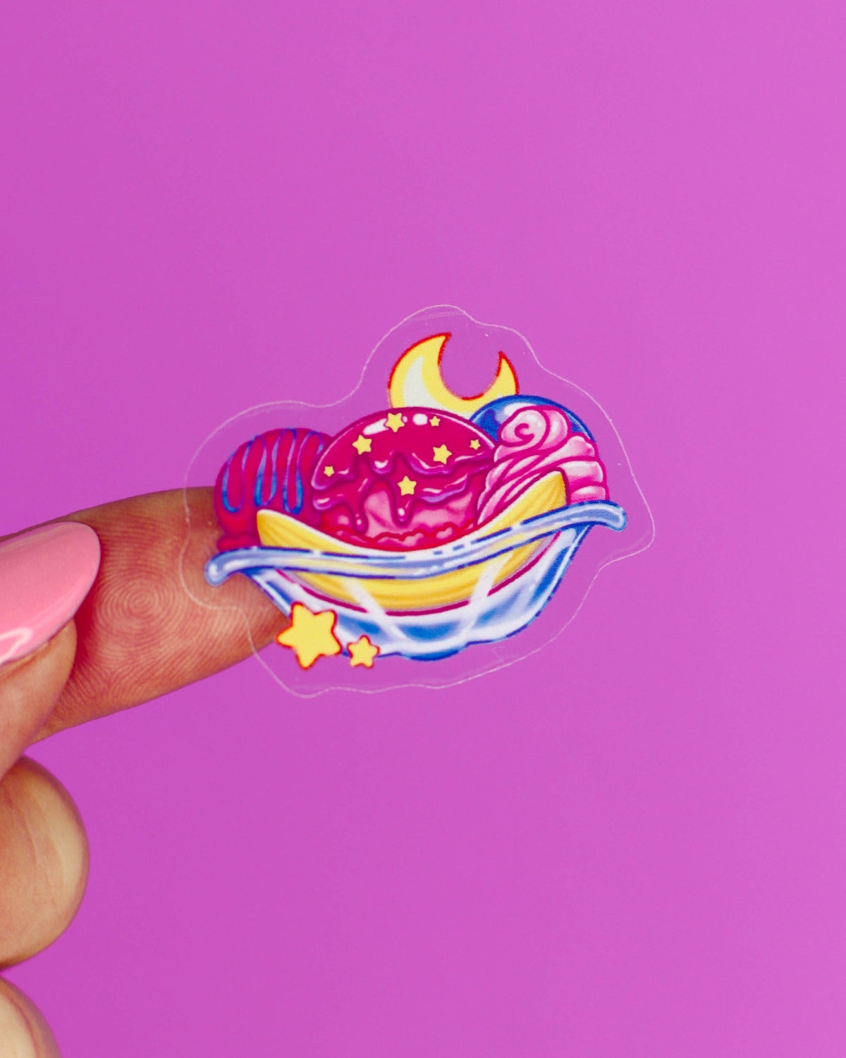 Space Ice Cream Stickers