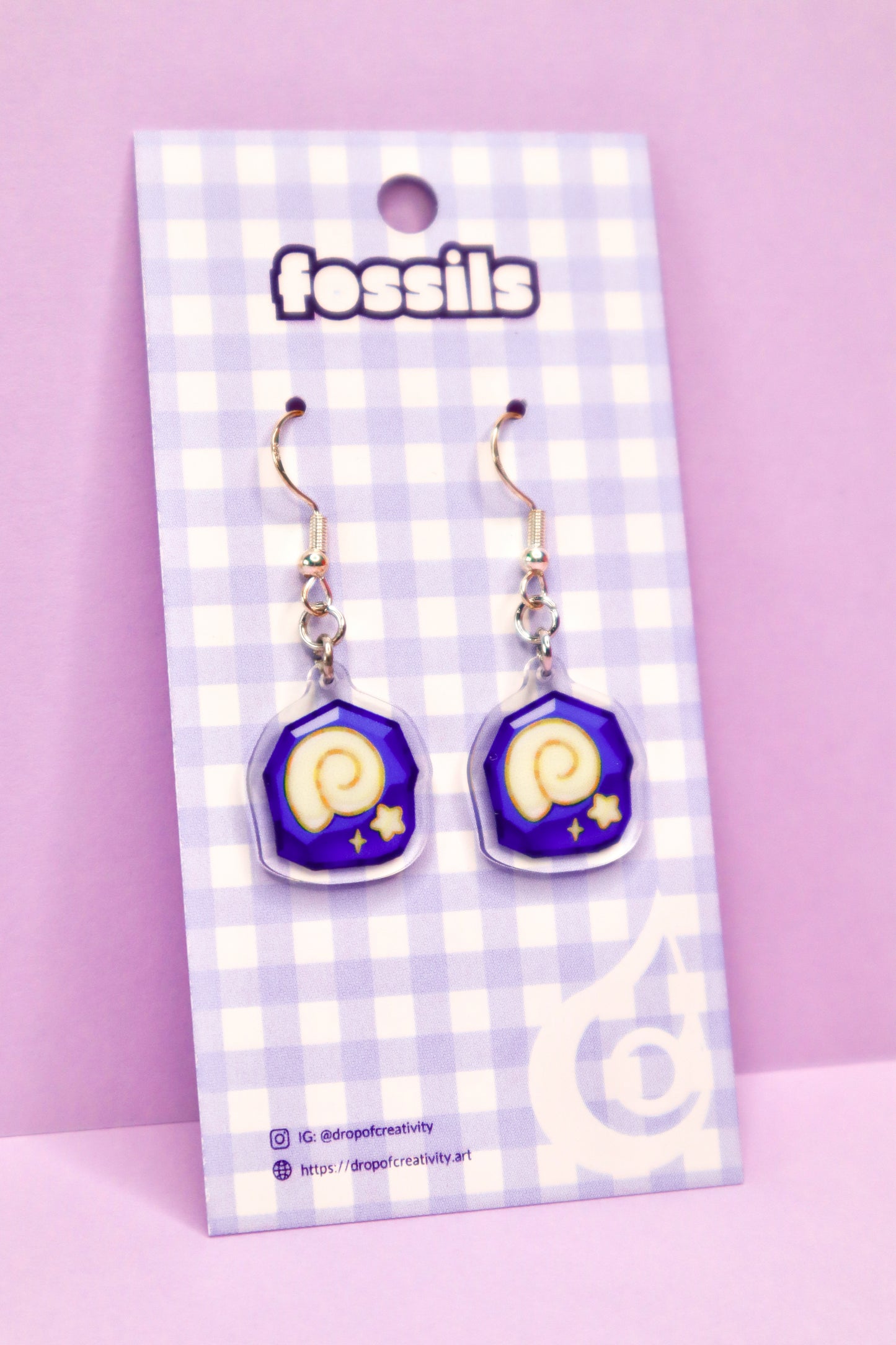 ACNH Fossil Earrings