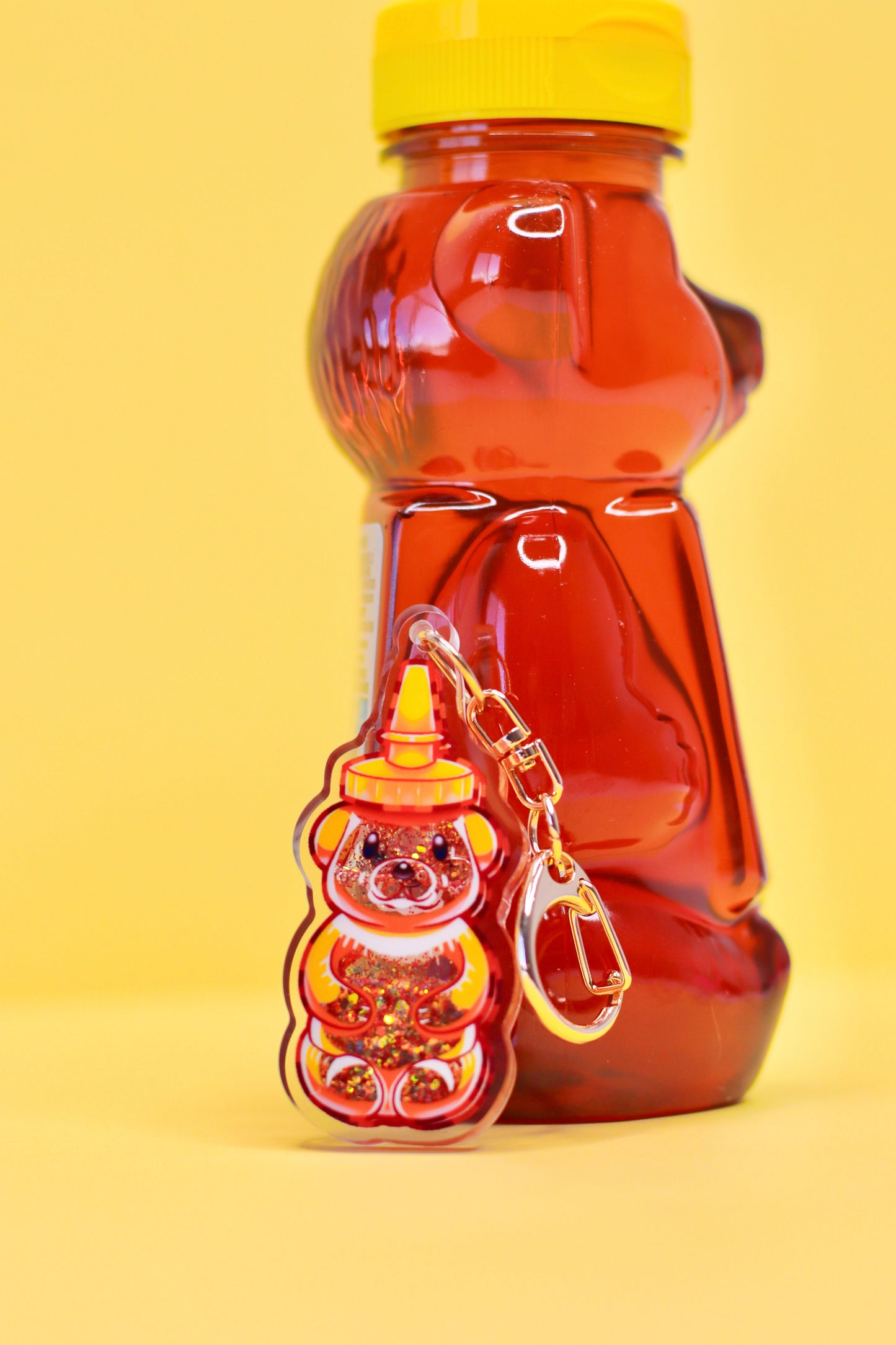 Honeybear Liquid Keychain