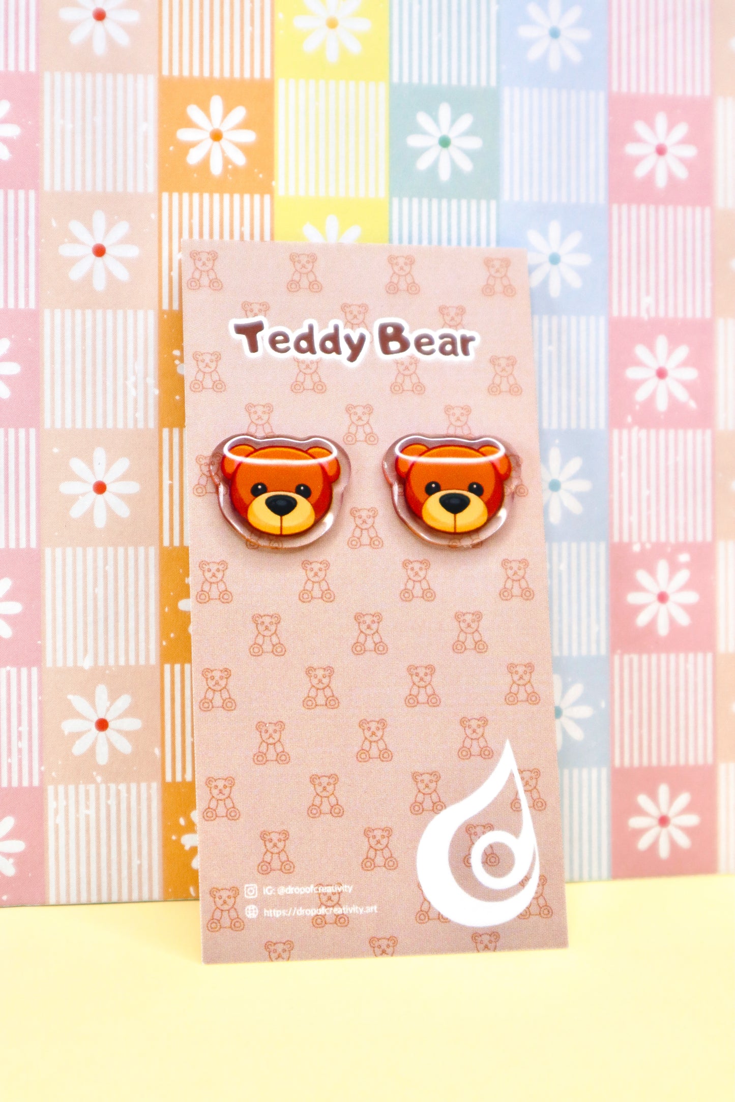 Teddy Bear Stud Earrings