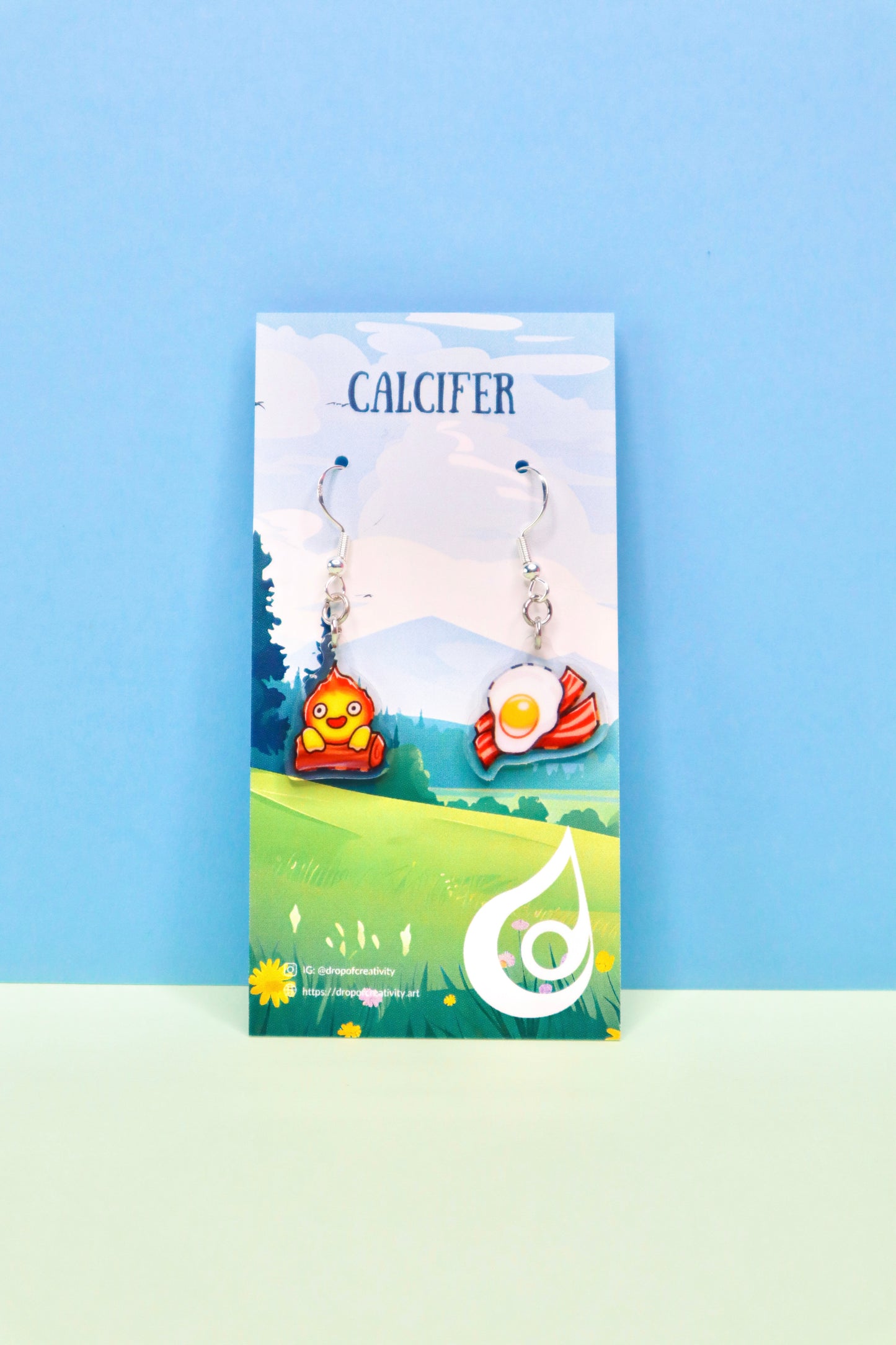 Calcifer Earrings