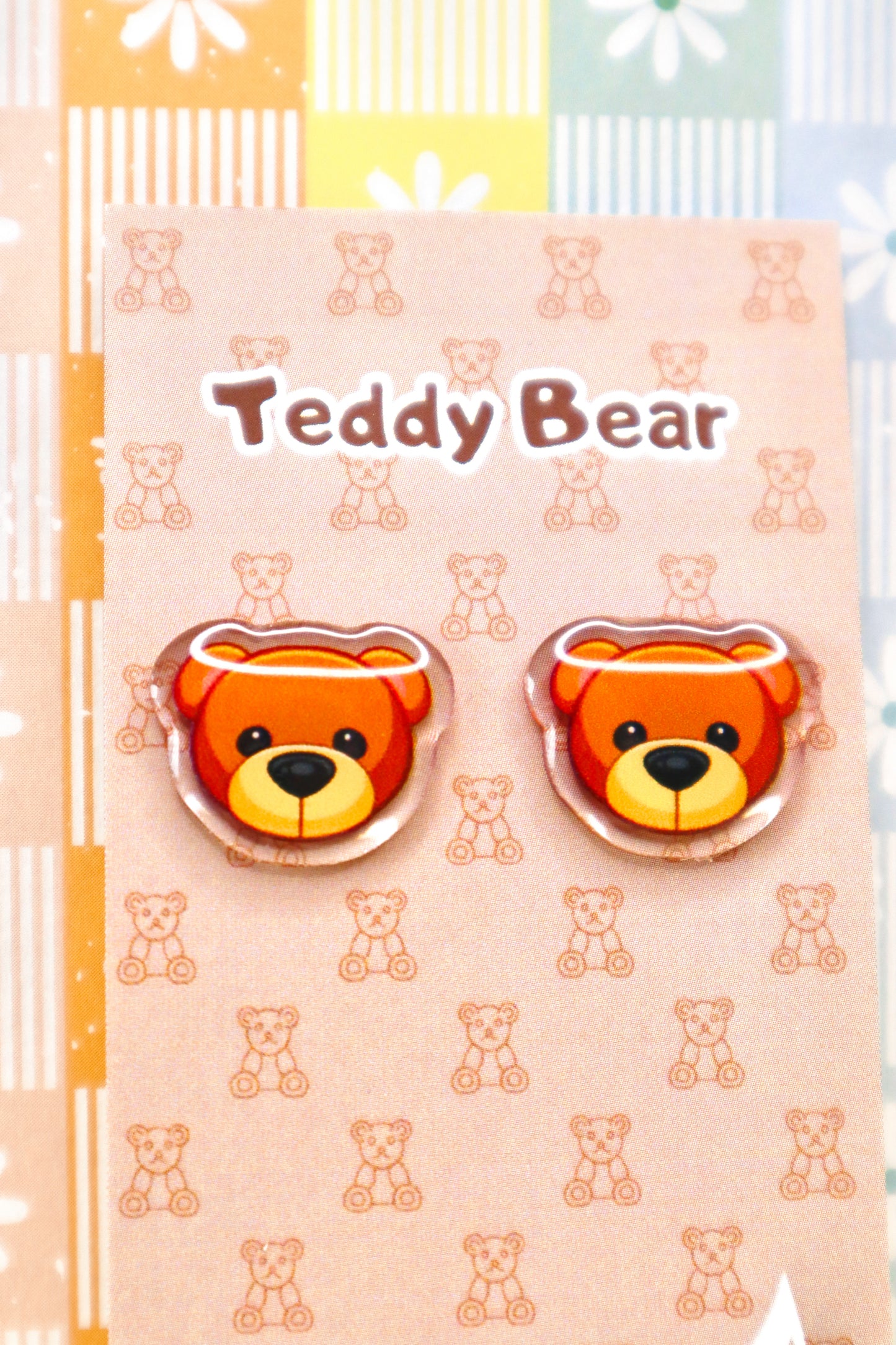 Teddy Bear Stud Earrings