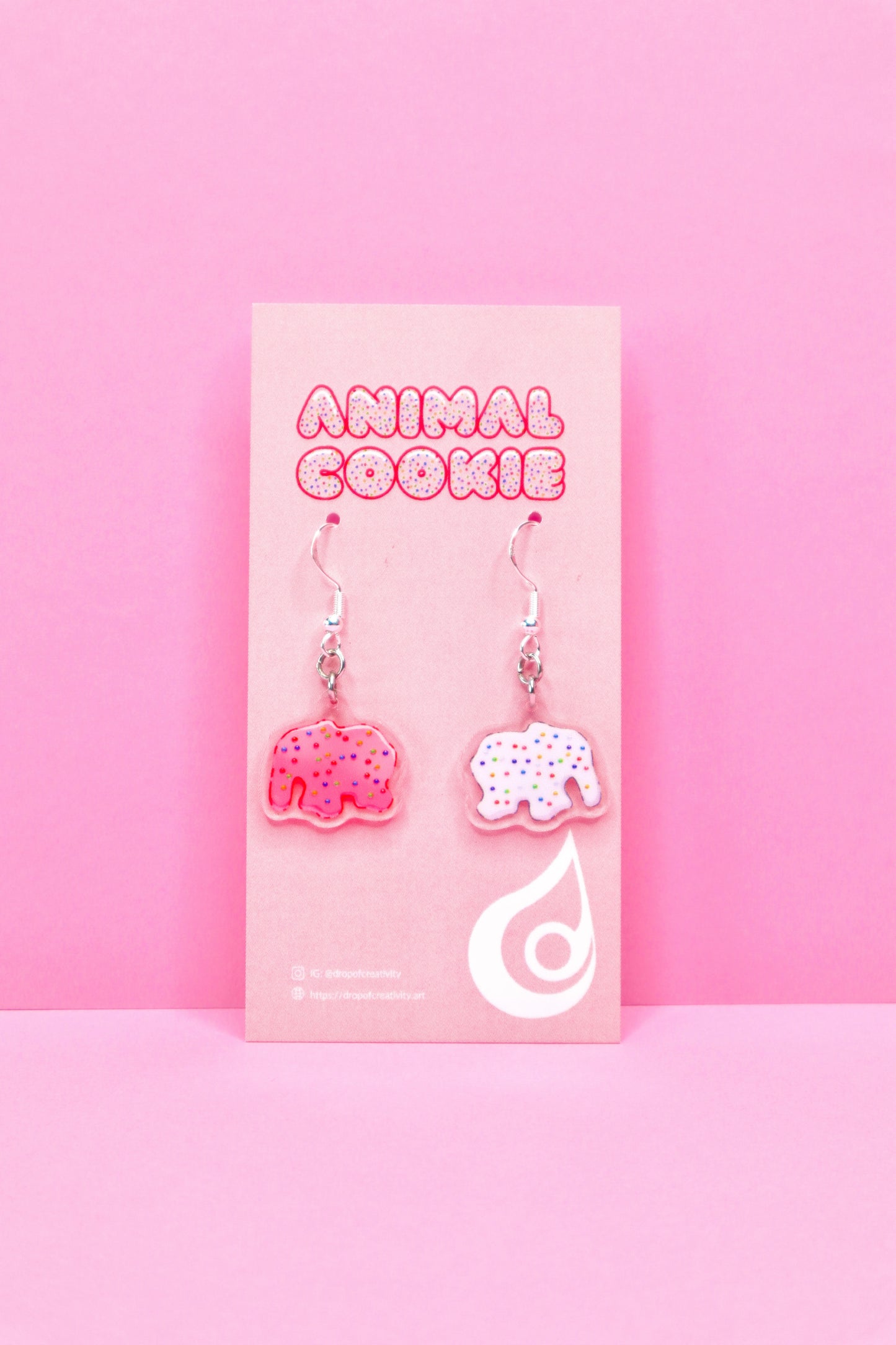 Animal Cookie Earrings