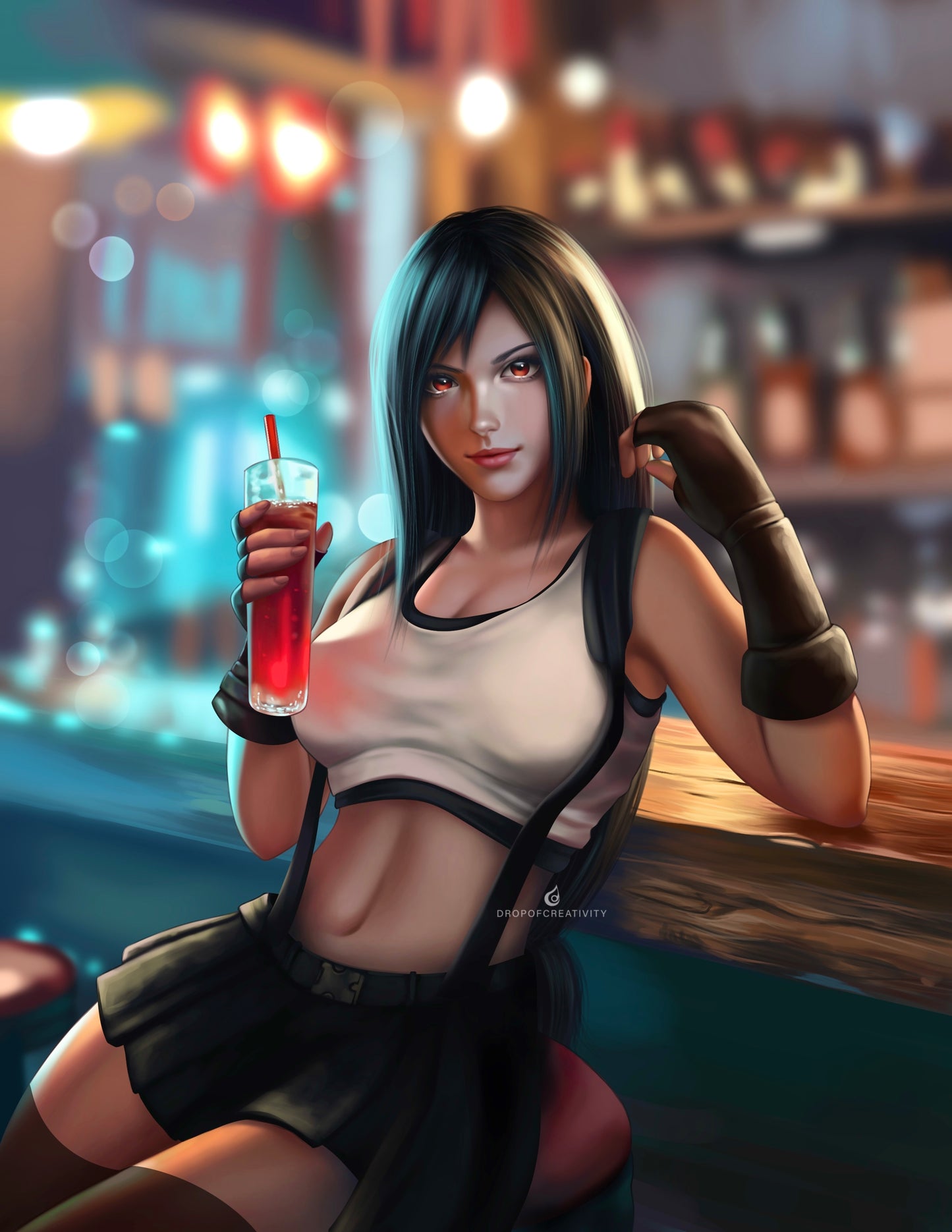 Tifa Lockhart Print