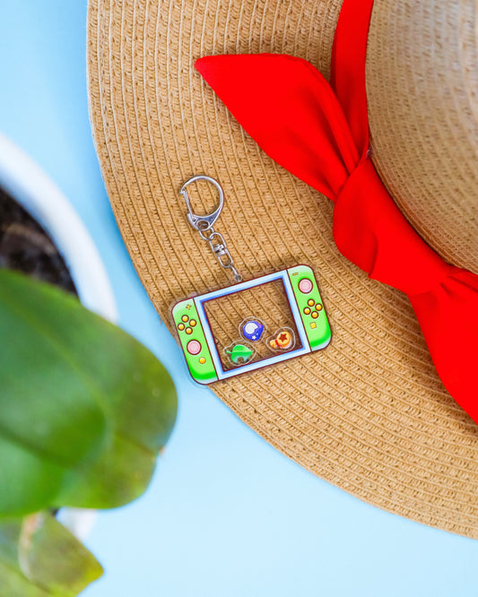 Animal Crossing Shaker Keychain