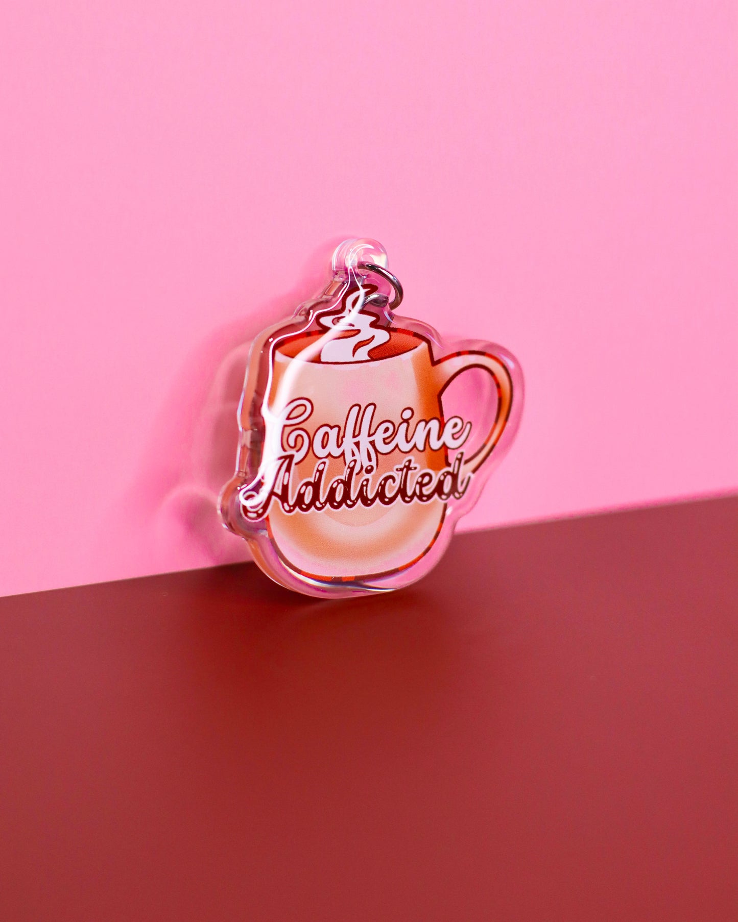 Caffeine Addicted Keychain