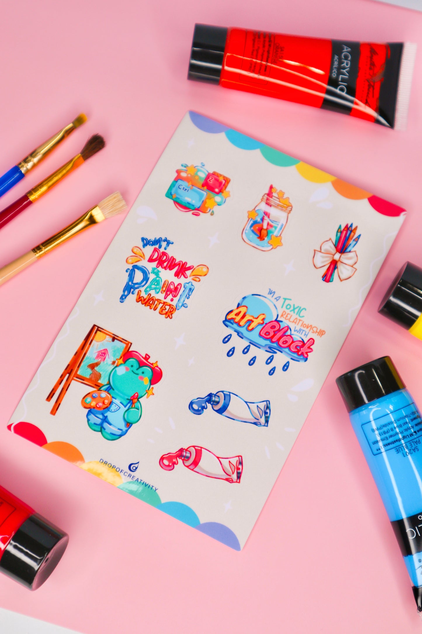 Artist-Themed Sticker Pack