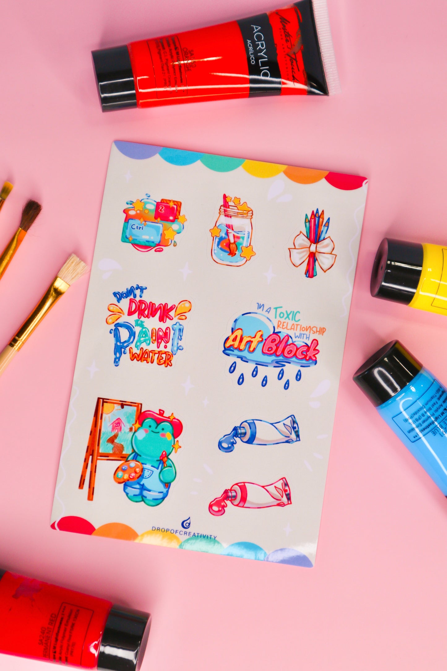 Artist-Themed Sticker Pack