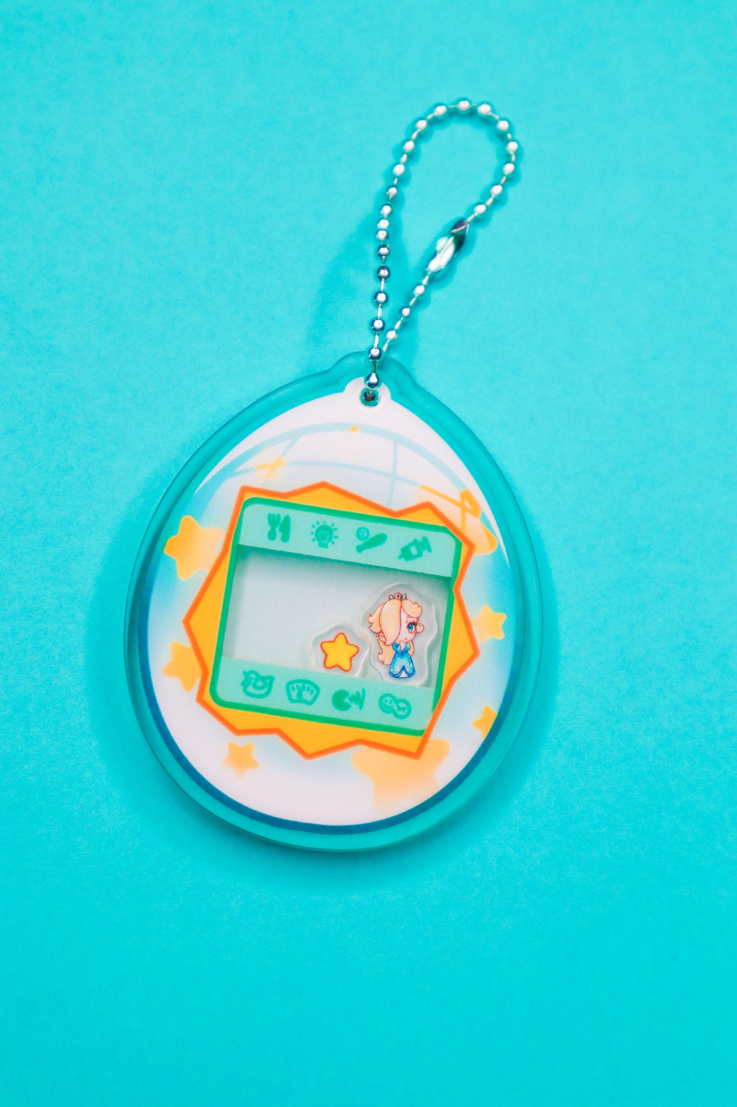 Princess Rosalina Tamagotchi Shaker Keychain