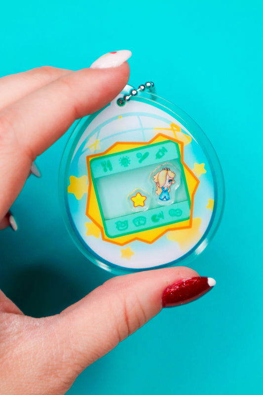 Princess Rosalina Tamagotchi Shaker Keychain