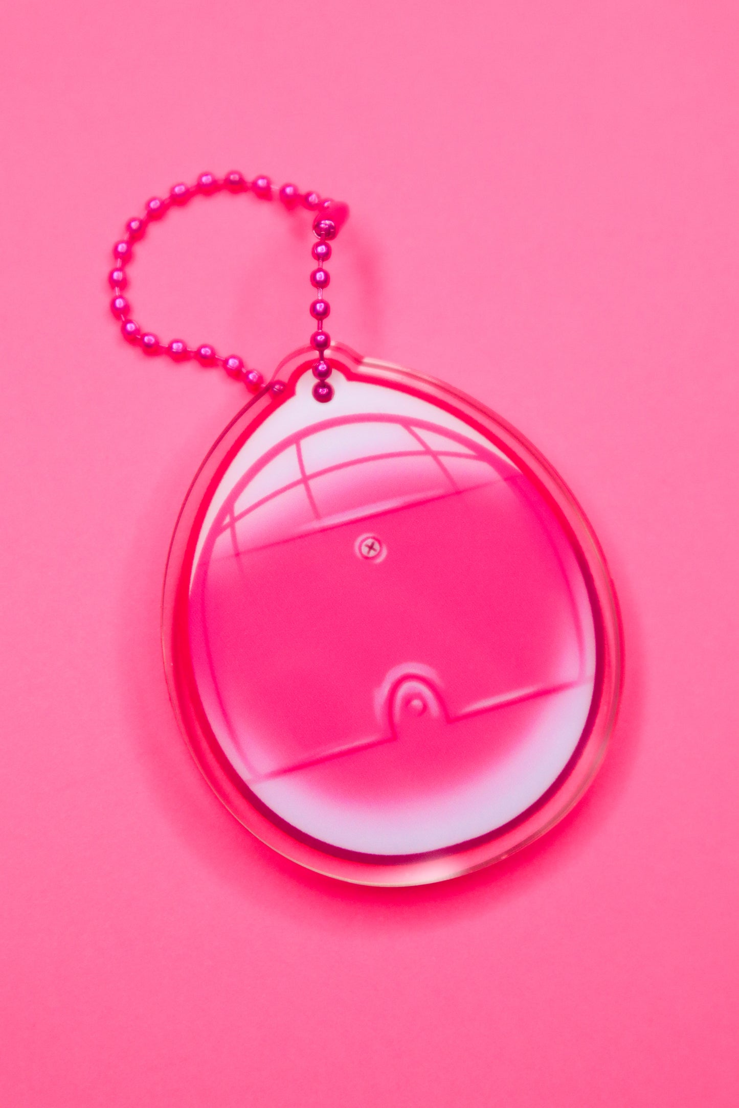 Princess Peach Tamagotchi Shaker Keychain