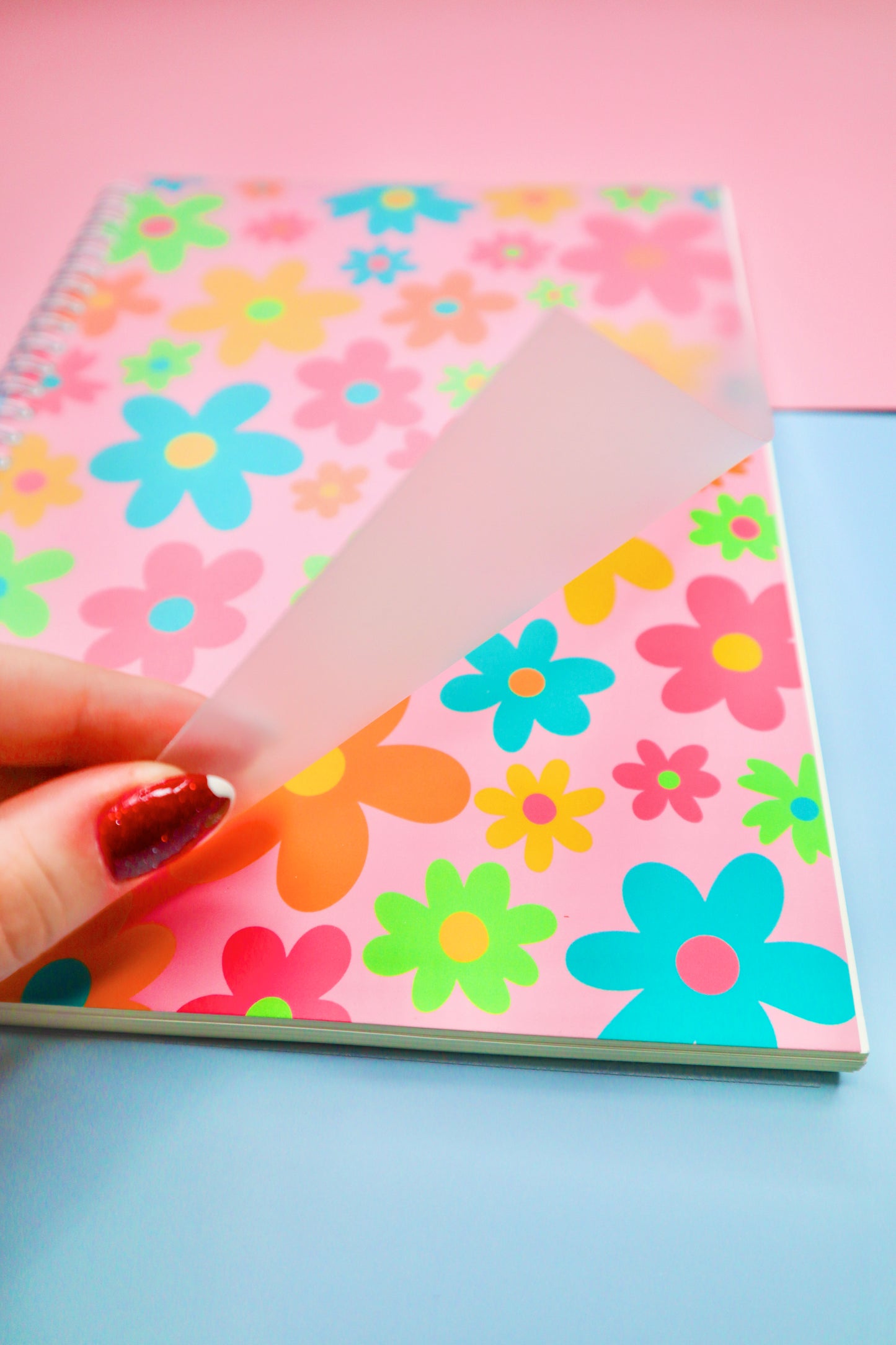 Spiral-Bound Flower Notebook