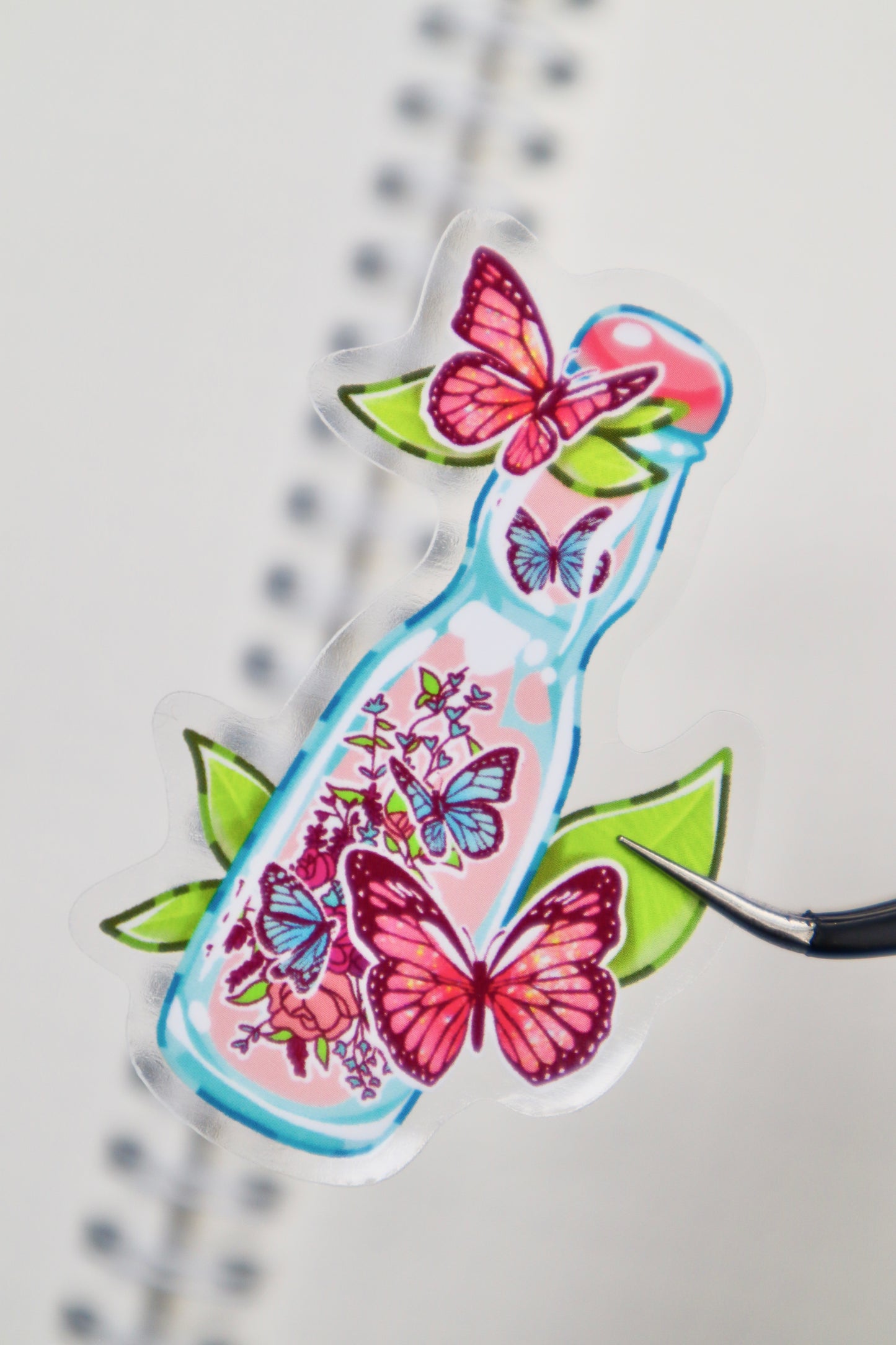 Butterfly Ramune Sticker