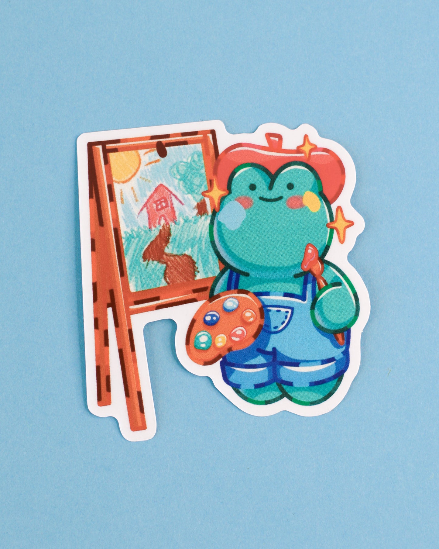 Artist Froggy Sticker